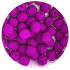 Facetkraal - Violet neon mat - Glas - 6mm