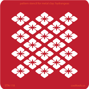 Patroon Stencil - Hydrangeas