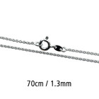 Anker ketting -  Zilver - Zilver 925 - 70 cm/13mm