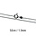Anker ketting- Zilver - Zilver 925 - 50 cm/13mm