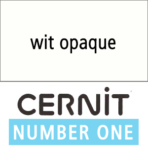 Cernit NO1 Wit opaque (90-027)  - 56 gram