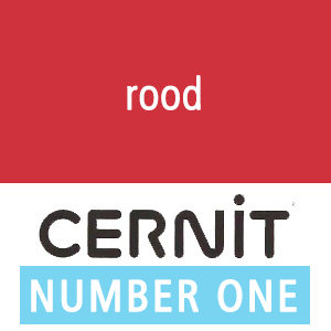 Cernit NO1 Rood (90-400) - 56 gram
