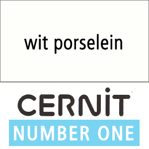Cernit NO1 Porselein wit (90-010) - 56 gram