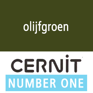 Cernit NO1 Olijfgroen (90-645) - 56 gram