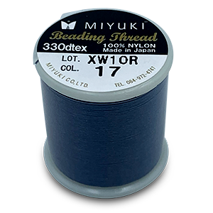 Miyuki Draad - 50m - KM17 - Denim Blauw