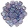 Czechmates tiles - 6mm - Luster - Transparent Amethyst