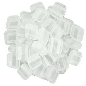 Czechmates tiles - 6mm - Matte - Crystal