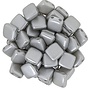 Tiles - 6mm - Pearl Coat - Silver