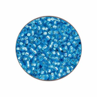 Rocailles Miyuki 15/0 - Dyed Aqua Silverlined N° 573) - 15gr