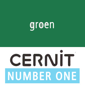 Cernit NO1 Green (90-600) - 56 gram
