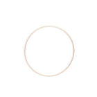 Cirkel - Zilverkleur - Metaal - 30x2mm