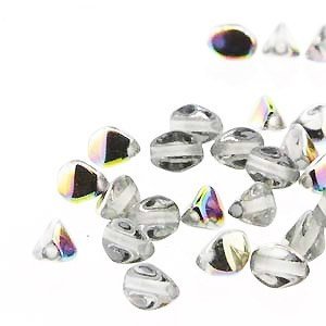 Pinch Beads - 5mm - Crystal Vitrail