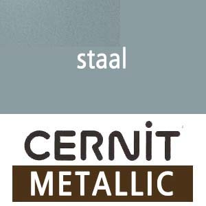 Cernit - Staal - Metallic - 56 gram