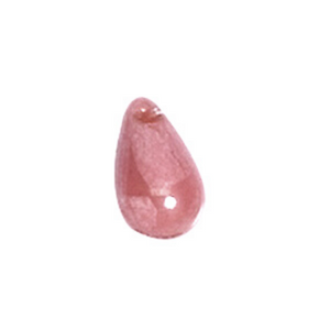 Druppel - Oud rose - Glas - 6x10mm