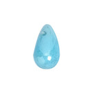 Druppel - Turquoise - Glas - 6x10mm
