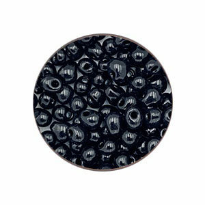 Druppel - Opaque black - Glas n°401 - 3.4mm