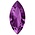 Xilion Navette - Navette - 15x7mm - Amethyst