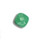 Vierkant facet - Groen - Chrysopraas - 15mm