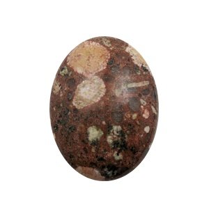 Natuursteen cabochon - Kwartz mica - 40x30mm