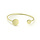 Armband 2 cirkels - Gold - Metaal - 2x64mm