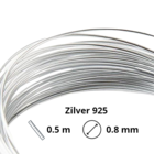 Art Clay Silver Zilverdraad 0.8 mm - 925 - 0.5 m lengte