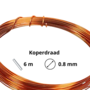 Koperdraad - 0.8mm - 6m