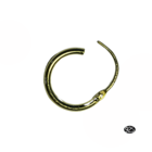 Creool met scharnier - Goudkleur - zilver verguld - 15x1.3mm