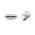 Magneet cilinder - Zilver - Rhodium - 15x7mm