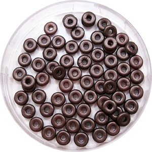 O-beads - Pastel Dark brown - 10 gram