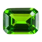 Zirconia - Nano Gems - Tsavorite Dark - Radiant - 6 x 8mm