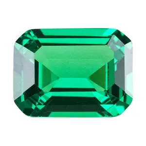 Zirconia - Nano Gems - Emerald Medium - Radiant - 6 x 8mm