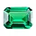 Zirconia - Nano Gems - Emerald Medium - Radiant - 6 x 8mm