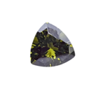 Zirconia  - Peridot - Trillion- 8mm