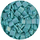 Miyuki Tila n°412FR - Mat Opaque Turquoise AB - glas  - 5x5x1.9mm