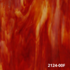 Bullseye - White/Red Opal - 12.5x14.5cm