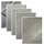 Texture Paper - 5 Stuks Div. Print - 16x11cm