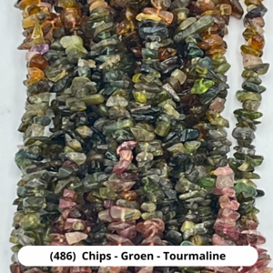 Chips - Groen - Tourmaline - 80cm