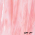 Bullseye - Salmon Pink white Opal - Coe 90 - 12.5x14.5cm