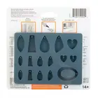 Siliconen vorm - ovenbestendig - 11 hangers met opening