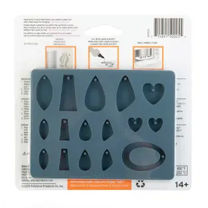 Siliconen vorm - ovenbestendig - 11 hangers met opening