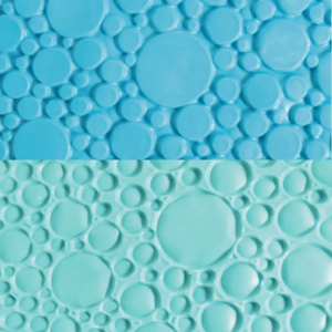 Textuurplaat - 180x120mm - Bulles