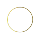 Ring - Goudkleur - Metaal - 40x2mm