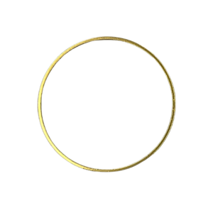 Ring - Goudkleur - Metaal - 40x2mm