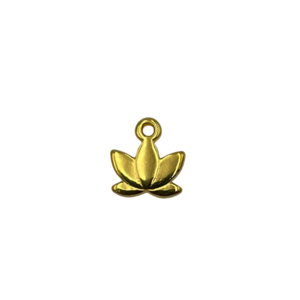 Lotus - Goudkleur - Metaal - 10x11mm