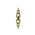 Schakel met ogen - goud - Metaal - 23x6mm