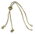 Armband met open oog - Goud - St. steel - 11cm/1mm+ stopper