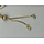Armband met open oog - Goud - St. steel - 11cm/1mm+ stopper