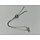 Armband met open oog - Zilver - St. steel - 11cm/1mm+ stopper