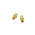 Cymbal eindstuk - Goud 24K  - Metaal verguld - 4.1 x 6.9mm