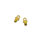 Cymbal eindstuk - Goud 24K  - Metaal verguld - 4.1 x 6.9mm